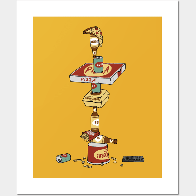 Zen Snacks Wall Art by pigboom